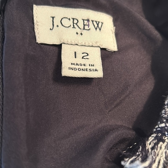 J Crew Black and White Tweed Dress, Size 12.‎ - Picture 6 of 6